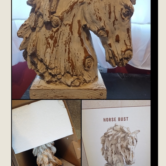 Horse bust with original box - Picture 2 of 4